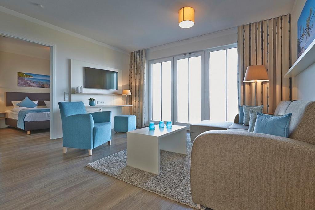 Börgerende-Rethwisch Aparthotel Waterkant Suites - Fewos Am Meer Mit Spa חדר תמונה