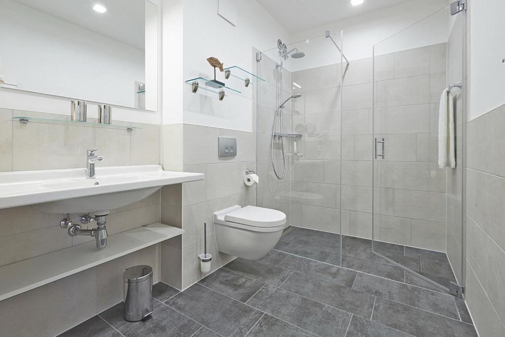 Börgerende-Rethwisch Aparthotel Waterkant Suites - Fewos Am Meer Mit Spa חדר תמונה